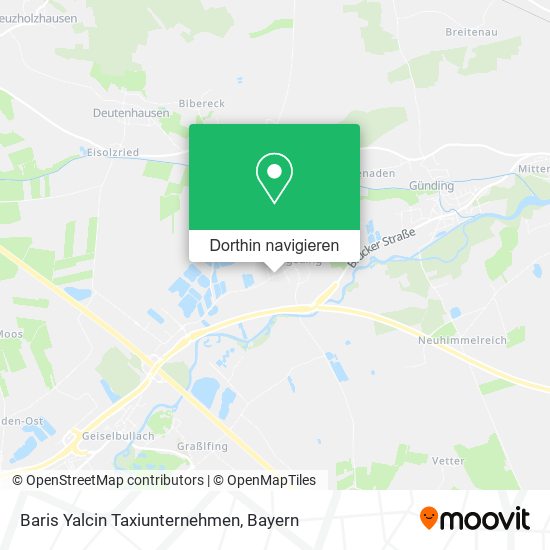 Baris Yalcin Taxiunternehmen Karte