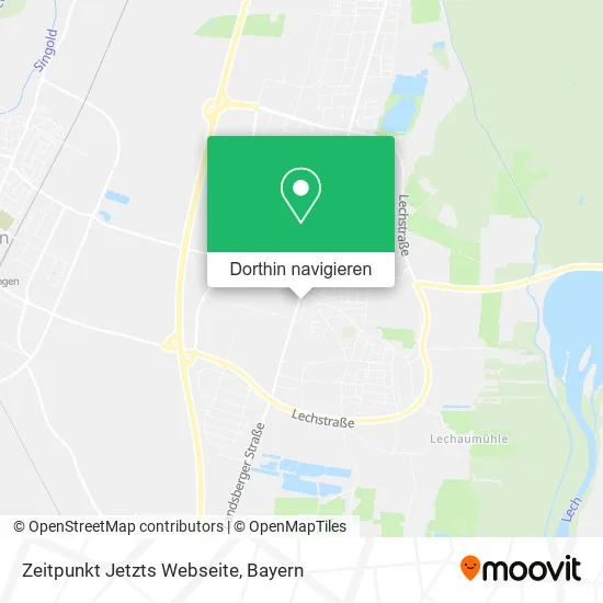 Zeitpunkt Jetzts Webseite Karte