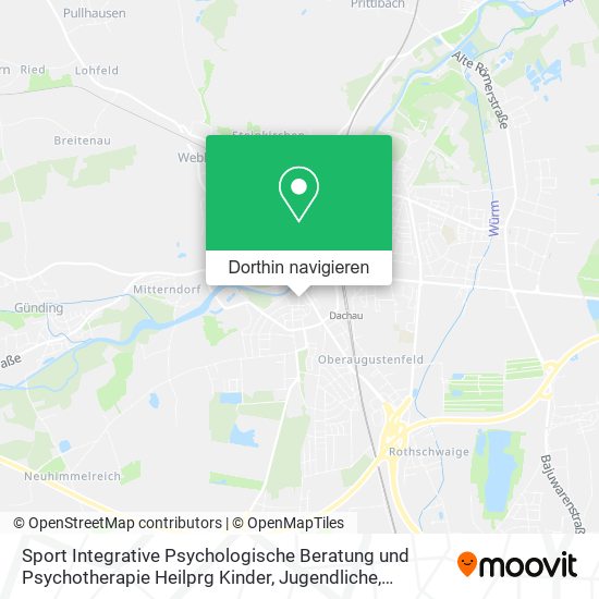 Sport Integrative Psychologische Beratung und Psychotherapie Heilprg Kinder, Jugendliche, Erwachs. Karte
