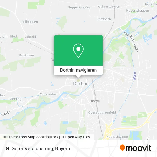 G. Gerer Versicherung Karte