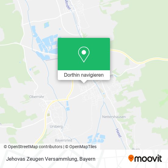 Jehovas Zeugen Versammlung Karte