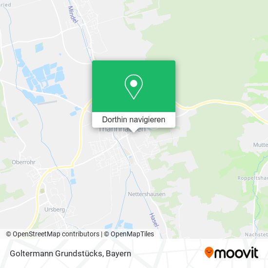 Goltermann Grundstücks Karte