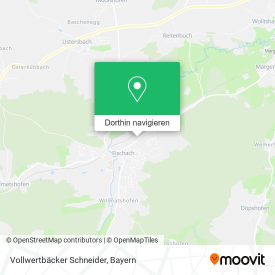 Vollwertbäcker Schneider Karte
