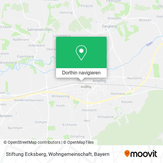 Stiftung Ecksberg, Wohngemeinschaft Karte