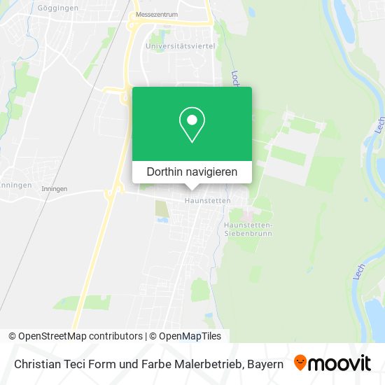 Christian Teci Form und Farbe Malerbetrieb Karte