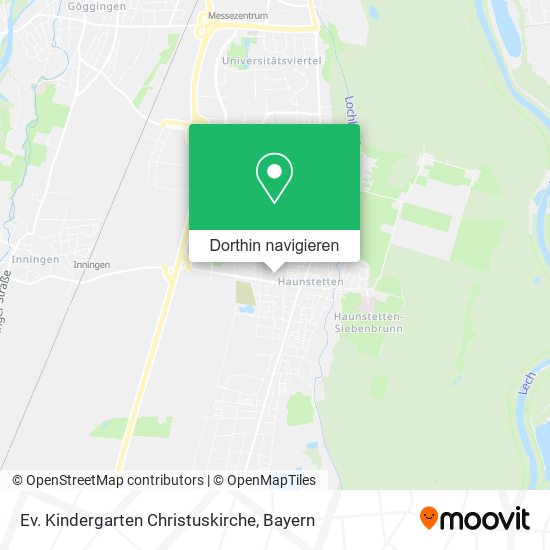 Ev. Kindergarten Christuskirche Karte