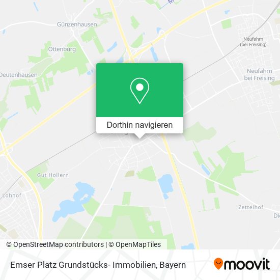 Emser Platz Grundstücks- Immobilien Karte