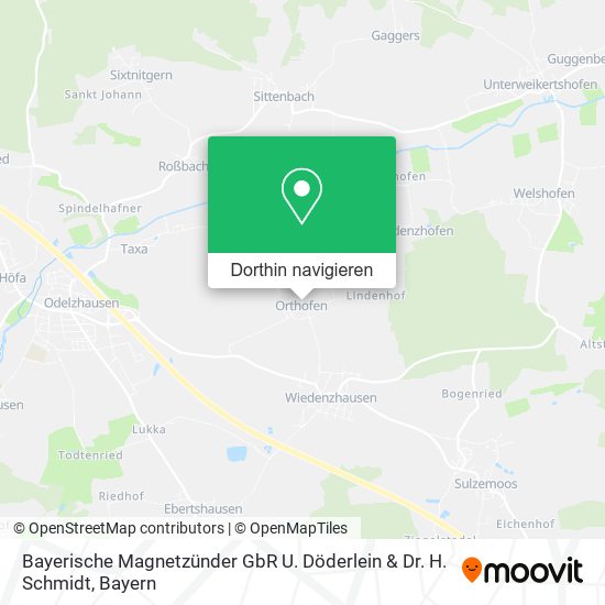 Bayerische Magnetzünder GbR U. Döderlein & Dr. H. Schmidt Karte