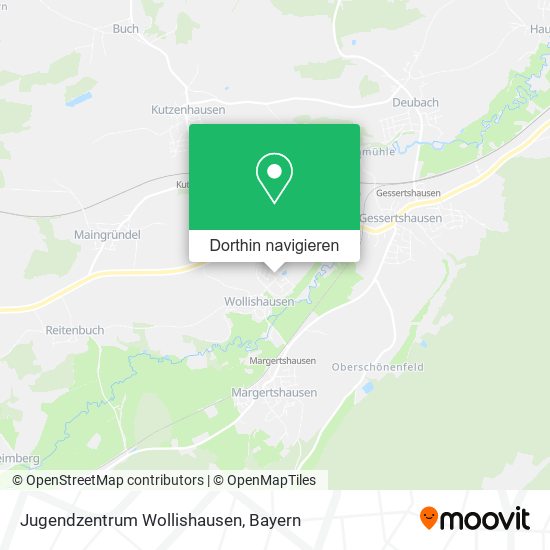 Jugendzentrum Wollishausen Karte