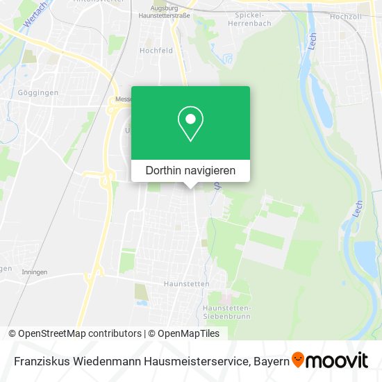 Franziskus Wiedenmann Hausmeisterservice Karte