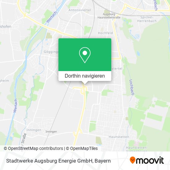 Stadtwerke Augsburg Energie GmbH Karte