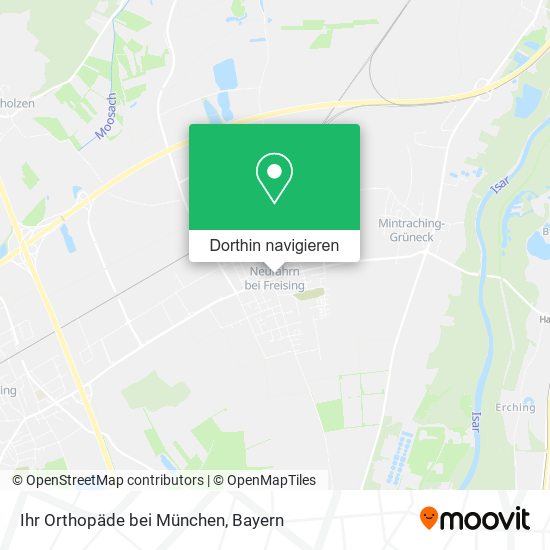 Ihr Orthopäde bei München Karte