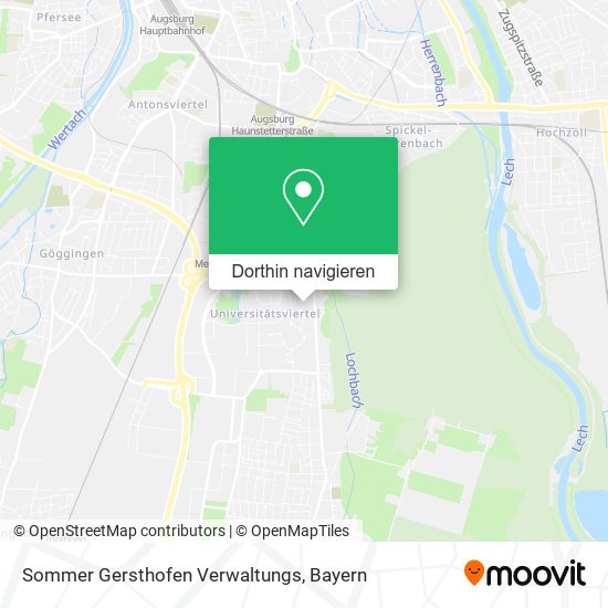 Sommer Gersthofen Verwaltungs Karte