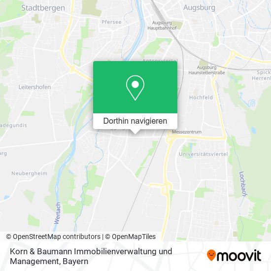 Korn & Baumann Immobilienverwaltung und Management Karte