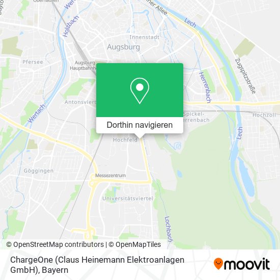 ChargeOne (Claus Heinemann Elektroanlagen GmbH) Karte