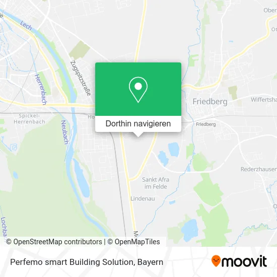 Perfemo smart Building Solution Karte