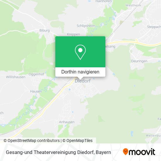 Gesang-und Theatervereinigung Diedorf Karte