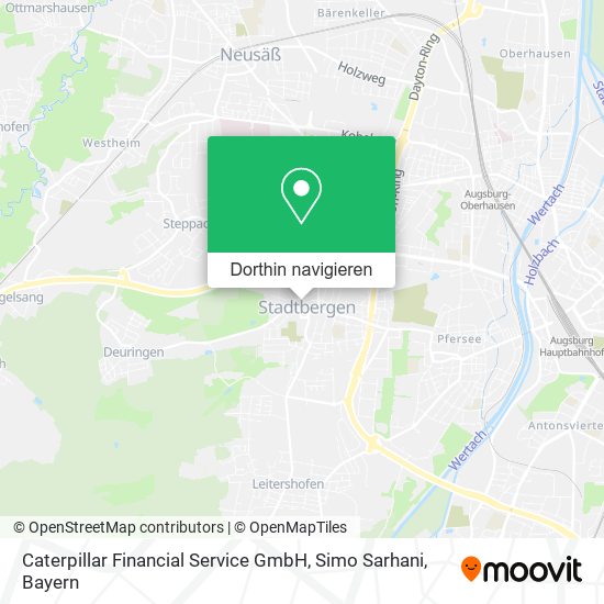 Caterpillar Financial Service GmbH, Simo Sarhani Karte