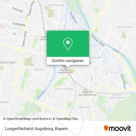 Lungenfacharzt Augsburg Karte