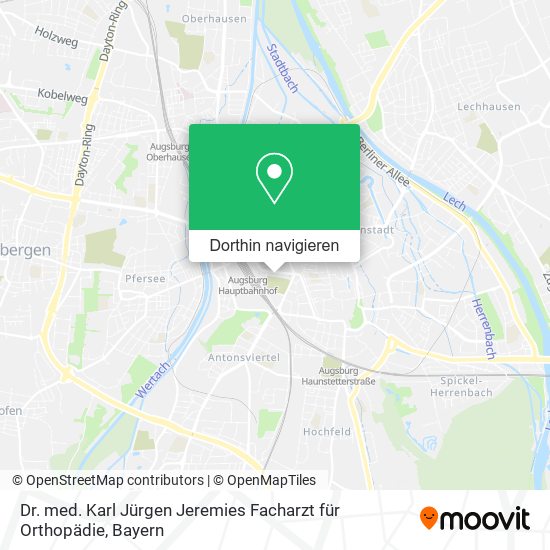 Dr. med. Karl Jürgen Jeremies Facharzt für Orthopädie Karte