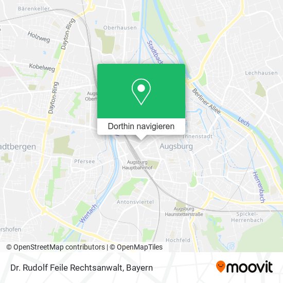 Dr. Rudolf Feile Rechtsanwalt Karte