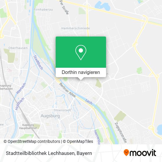 Stadtteilbibliothek Lechhausen Karte
