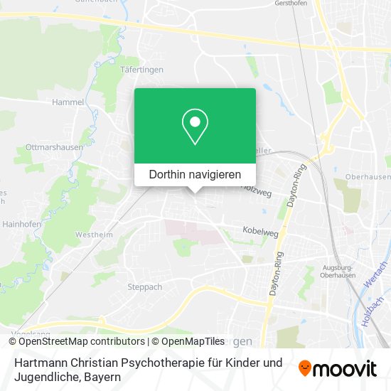 Hartmann Christian Psychotherapie für Kinder und Jugendliche Karte