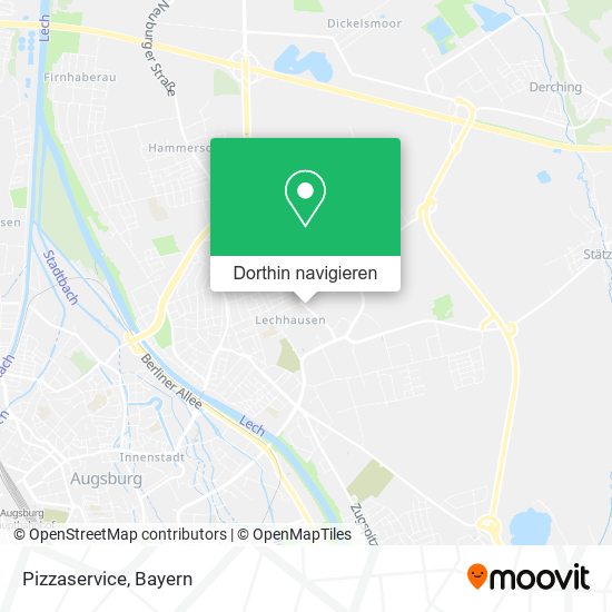 Pizzaservice Karte