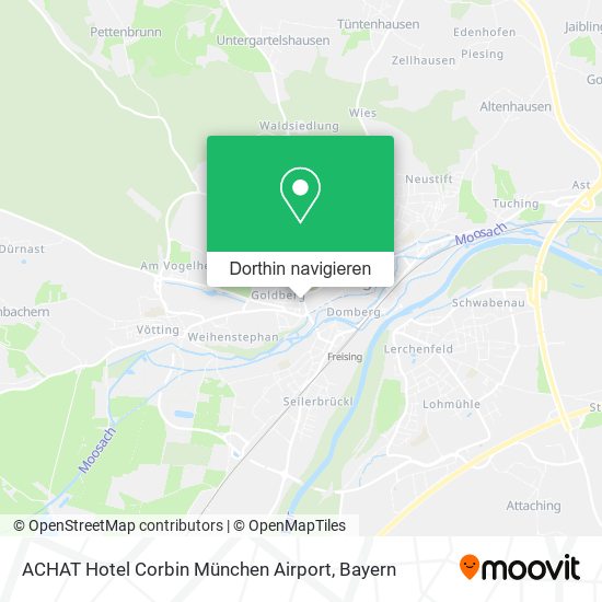 ACHAT Hotel Corbin München Airport Karte