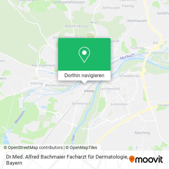 Dr.Med. Alfred Bachmaier Facharzt für Dermatologie Karte