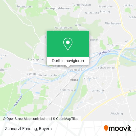 Zahnarzt Freising Karte