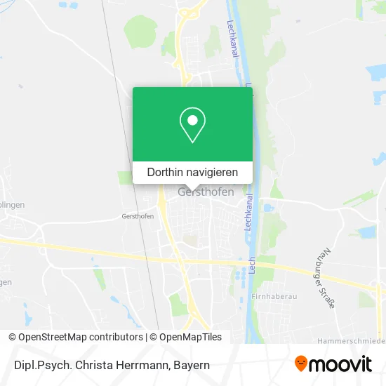 Dipl.Psych. Christa Herrmann Karte