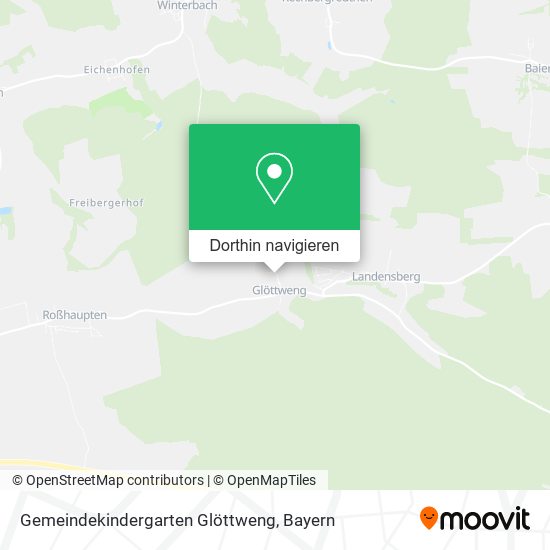 Gemeindekindergarten Glöttweng Karte