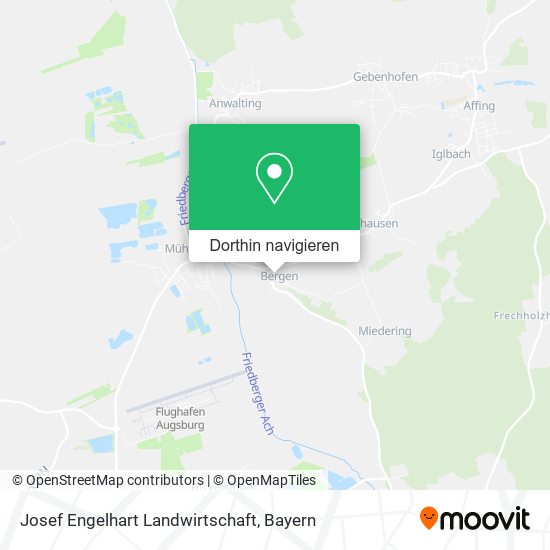 Josef Engelhart Landwirtschaft Karte