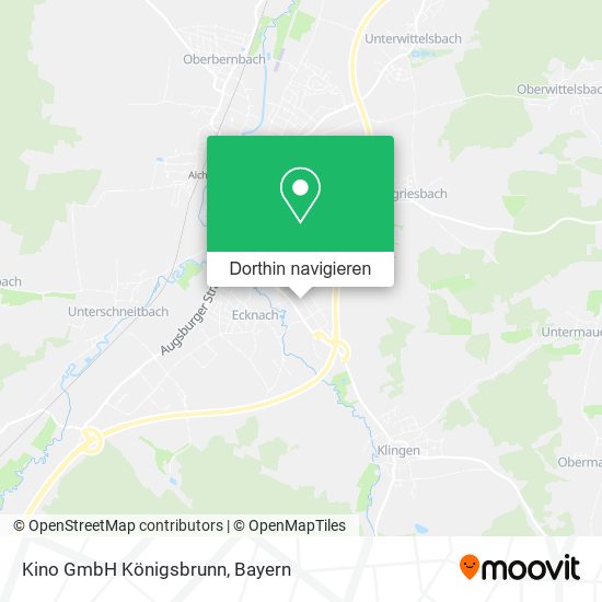 Kino GmbH Königsbrunn Karte