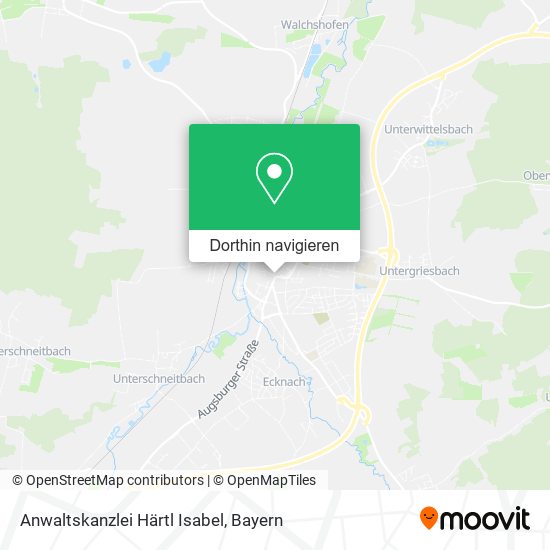 Anwaltskanzlei Härtl Isabel Karte