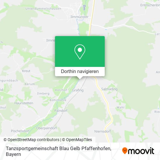 Tanzsportgemeinschaft Blau Gelb Pfaffenhofen Karte