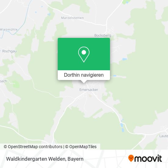 Waldkindergarten Welden Karte