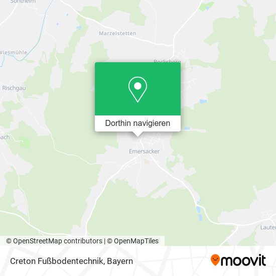 Creton Fußbodentechnik Karte