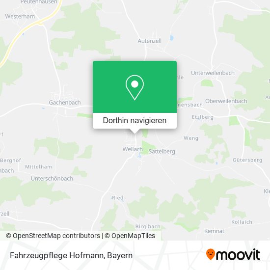Fahrzeugpflege Hofmann Karte