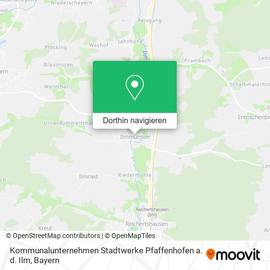 Kommunalunternehmen Stadtwerke Pfaffenhofen a. d. Ilm Karte