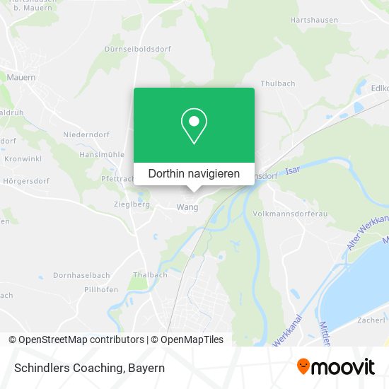 Schindlers Coaching Karte