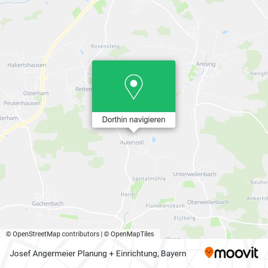 Josef Angermeier Planung + Einrichtung Karte
