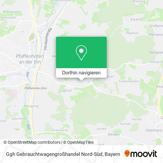 Ggh Gebrauchtwagengroßhandel Nord-Süd Karte