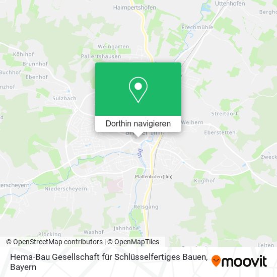 Hema-Bau Gesellschaft für Schlüsselfertiges Bauen Karte