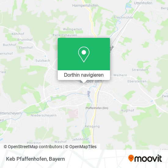 Keb Pfaffenhofen Karte