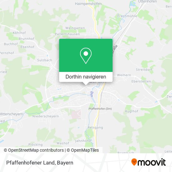 Pfaffenhofener Land Karte