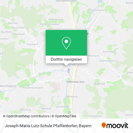 Joseph-Maria-Lutz-Schule Pfaffenhofen Karte
