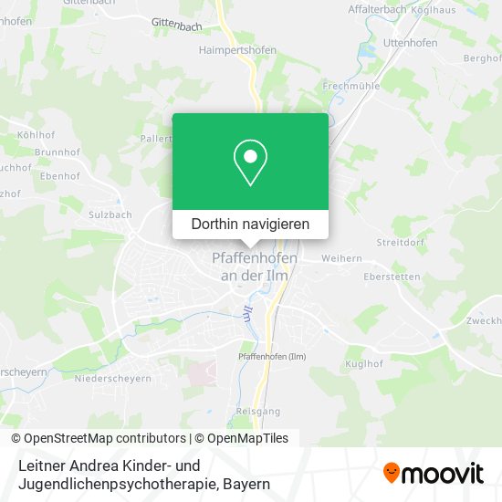 Leitner Andrea Kinder- und Jugendlichenpsychotherapie Karte