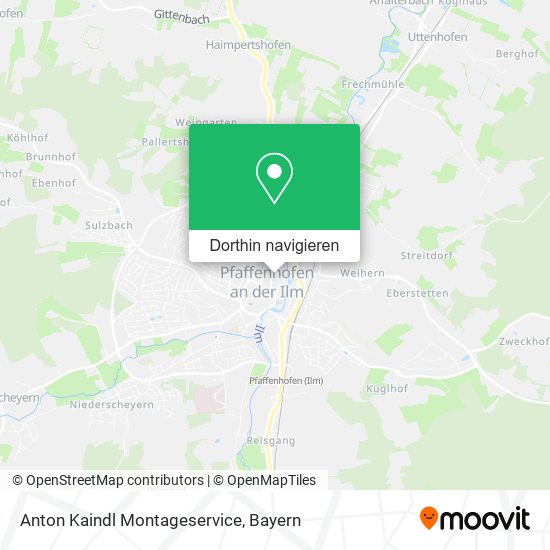 Anton Kaindl Montageservice Karte